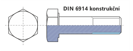 Šrouby konstrukční - DIN 6914