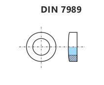 podložky pro ocelové konstrukce - DIN 7989