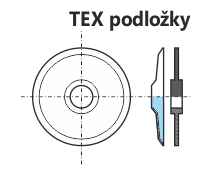 tex podložky s těsněním